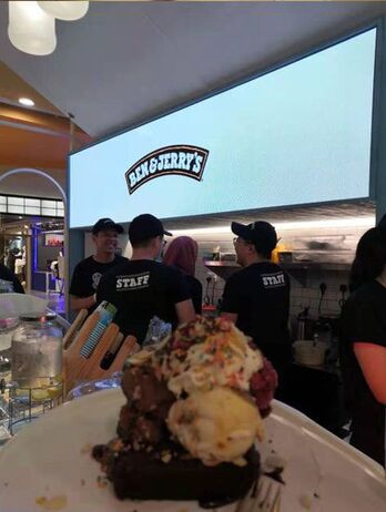 led menu display 
