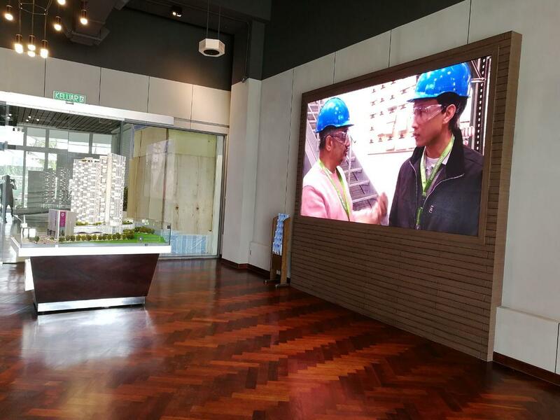 led video display slim type